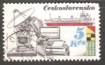 Stamps Czechoslovakia -  Industria de barcos del rio Vltava