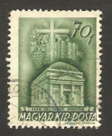 Stamps Hungary -  632 - Iglesia reformada de la Plaza Deak, Budapest