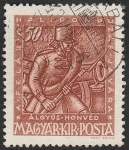 Stamps Hungary -  644 - Artillero 
