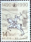 Stamps Belgium -  Intercambio 0,55 usd 14,00 fr. 1990