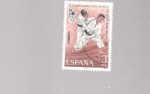 Stamps Spain -  judo