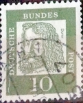Sellos de Europa - Alemania -  Intercambio 0,20 usd 10 pf. 1961