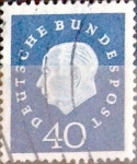 Stamps Germany -  Intercambio 0,90 usd 40 pf. 1959