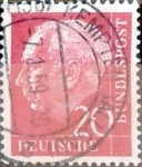 Stamps Germany -  Intercambio 0,20 usd 20 pf. 1954
