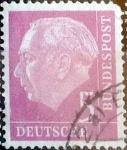 Stamps Germany -  Intercambio 0,20 usd 5 pf. 1954