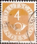Stamps Germany -  Intercambio 0,20 usd 4 pf. 1951
