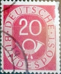 Sellos de Europa - Alemania -  Intercambio 0,20 usd 20 pf. 1951
