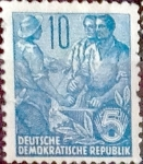 Sellos de Europa - Alemania -  Intercambio 0,20 usd 10 pf. 1955