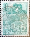 Stamps Germany -  Intercambio 0,20 usd 10 pf. 1953