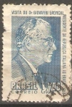 Stamps Brazil -  visita del doctorgiovanni gronchi
