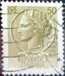 Stamps Italy -  Intercambio 0,20 usd 50 liras 1968