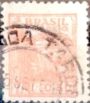 Stamps Brazil -  Intercambio 0,20 usd  50 cents. 1947