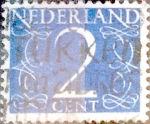 Stamps Netherlands -  Intercambio 0,20 usd  2 cents. 1946