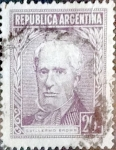Stamps Argentina -  Intercambio 0,20 usd  20 cents. 1956