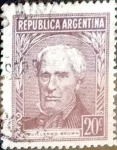 Sellos de America - Argentina -  Intercambio 0,20 usd  20 cents. 1956