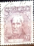 Sellos de America - Argentina -  Intercambio 0,20 usd  20 cents. 1956
