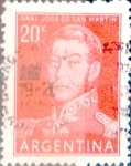 Stamps Argentina -  Intercambio 0,20 usd  20 cents. 1954
