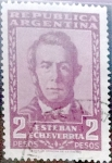 Stamps Argentina -  Intercambio 0,20 usd  2 pesos 1957