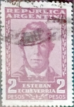 Stamps Argentina -  Intercambio 0,20 usd  2 pesos 1957