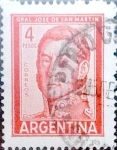 Stamps Argentina -  Intercambio 0,20 usd  4 pesos 1962