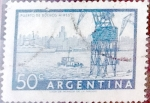 Stamps Argentina -  Intercambio 0,20 usd  50 cents. 1956