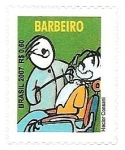Sellos de America - Brasil -  Oficios - Barbero