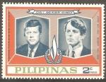 Sellos del Mundo : Asia : Philippines : JOHN F. Y ROBERT KENNEDY