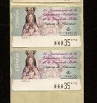 Sellos de Europa - Espa�a -  ATM- 75 Anivº Coronación Virgen de  Belén - Patrona de Almansa