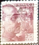 Stamps Spain -  Intercambio 0,20 usd 25 cents. 1940