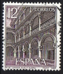 Stamps Spain -  Monasteri de Lupiana