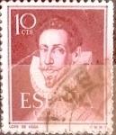 Stamps Spain -  Intercambio 0,20 usd 10 cents. 1951