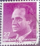 Stamps Spain -  Intercambio 0,20 usd 27 ptas. 1985