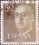 Stamps Spain -  Intercambio 0,20 usd 50 cents. 1954