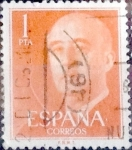 Sellos de Europa - Espa�a -  Intercambio 0,20 usd 1 pta. 1954