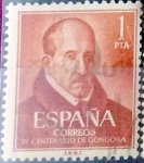 Stamps Spain -  Intercambio 0,20 usd 1,00 pta. 1961