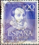 Stamps Spain -  Intercambio 0,20 usd 20 cents. 1950