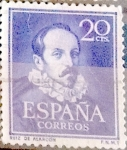 Stamps Spain -  Intercambio 0,20 usd 20 cents. 1950
