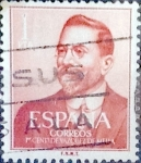 Stamps Spain -  Intercambio 0,20 usd 1 pta. 1961