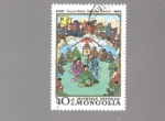 Stamps Mongolia -  navidad