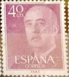 Stamps Spain -  Intercambio 0,20 usd 40 cents. 1955