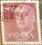 Stamps Spain -  Intercambio 0,20 usd 40 cents. 1955