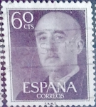 Stamps Spain -  Intercambio 0,20 usd 60 cents. 1954