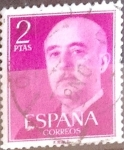 Stamps Spain -  Intercambio 0,20 usd 2,00 ptas. 1956