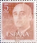 Sellos de Europa - Espaa -  Intercambio 0,20 usd 5,00 ptas. 1954
