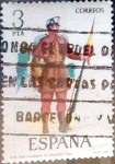 Stamps Spain -  Intercambio 0, 20 usd 3 ptas. 1977