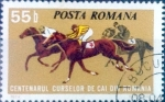 Stamps Romania -  Intercambio 0,20 usd 55 b. 1974