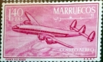 Stamps Morocco -  Intercambio cr2f 0,20 usd 1,40 ptas. 1956