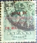 Stamps Spain -  Intercambio 0,20 usd 5 cents. 1916