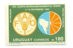 Stamps : America : Uruguay :  VIII REUNION DEL GRUPO INTERGUBERNAMENTAL SOBRE FRUTOS CITRICOS