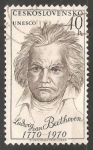 Stamps Czechoslovakia -  Ludwig van Beethoven